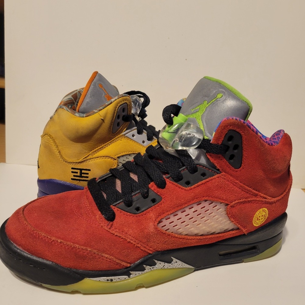Nike Air Jordan 5 Retro SE GS "What The" CZ6415-700 Youth Size 6Y Shoe Sneaker